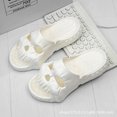thumbnail image 1 of Platform Skull Slippers Demon Indoor Cloud Summer beach Sandal Slides y2k Flip Flops Trend Men Male Non-slip Sole Soft 2024 new, 1 of 6