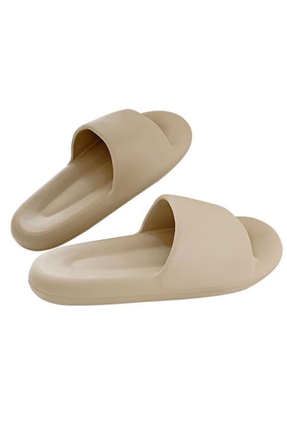 Platform Slide Sandals For Women Men,House Slipper Lightweight Open Toe Shower Shoes Quick Drying Non-Slip For Bathroom Shower Spa