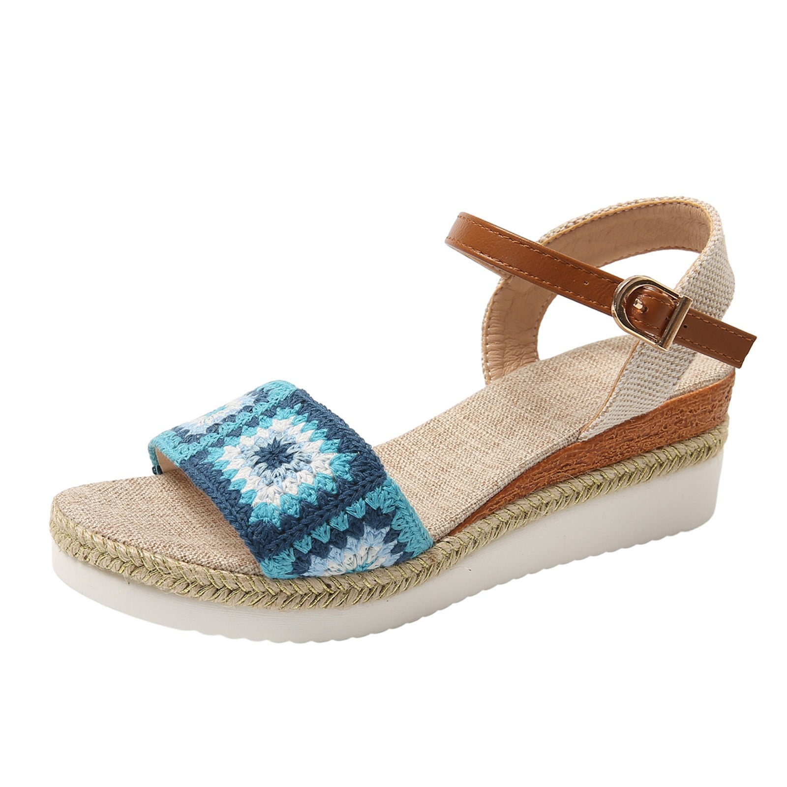 Platform Slip on Sandals for Women Wedges Women Shoes Thick Soled Wedge