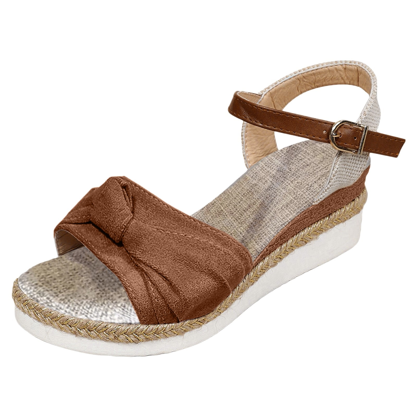 Platform Slip on Sandals for Women Wedges Women Shoes Thick Soled Wedge