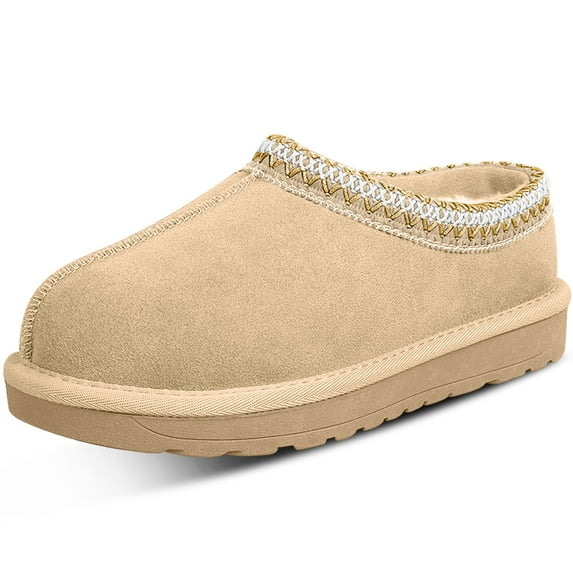 Platform Slippers for Women Mini Anti-Slip Warm Lined Mini Boots Cozy Casual House Slippers Short Ankle Boots For Indoor & Outdoor