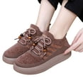 thumbnail image 1 of Platform Snow Boots for Women with Arch Support Elastic Knit Slip on Ankle Boos Winter Warm Booties, 1 of 8