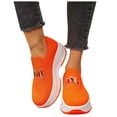 thumbnail image 1 of Platform Walking Shoes for Women Breathable Knit Slip on Loafers Casual Orthopedic Fashion Sneakers, 1 of 6