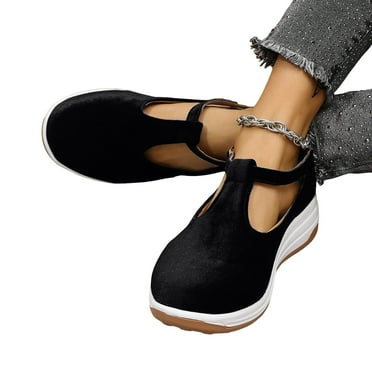 Platform Wedge Walking Sandals for Women 2025 Spring Summer Closed Toe Casual Sneakers Shoes