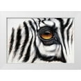 thumbnail image 1 of Plath, Jutta 18x13 White Modern Wood Framed Museum Art Print Titled - Zebra Augenblick, 1 of 4