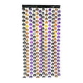 thumbnail image 1 of Platic Fringe Curtains, Halloween Pumpkin Shower Curtain Evil Bat Spider Tinsel Rain Curtains Halloween Party Decorations Photo Booth Props Backdrop Streamer for Wall Door Indoor Outdoor Decor, 1 of 6