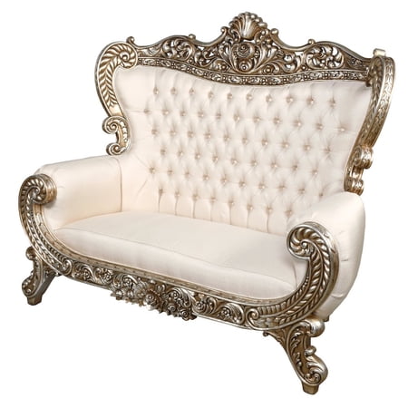 AFD Platine Palatial Hand Carved Parlor Sofa