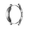 thumbnail image 1 of Plating Case Compatible for Samsung Galaxy Watch 6 Classic 43mm TPU Slim Case Cover [Plating Metal Color Frame] Hollow Design Protective Shell Cover for Galaxy Watch 6 Classic 43mm, Silver, 1 of 8