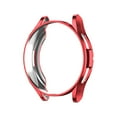 thumbnail image 1 of Plating Case Compatible for Samsung Galaxy Watch 6 Classic 47mm TPU Slim Case Cover [Plating Metal Color Frame] Hollow Design Protective Shell Cover for Galaxy Watch 6 Classic 47mm, Red, 1 of 8