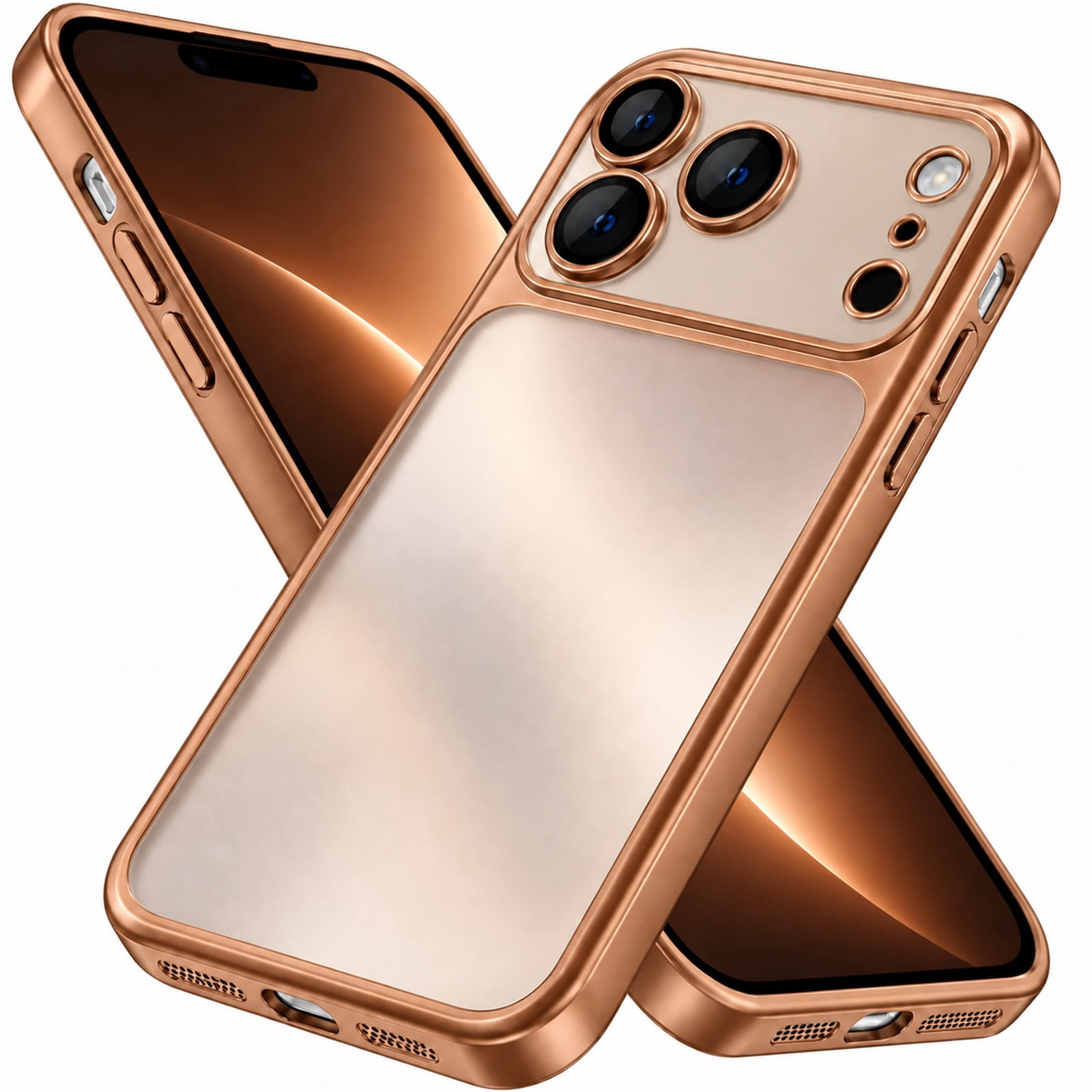 Computer Cootune Plating Matte Hard PC Ultra Slim Case for iPhone 18 Pro, Shockproof ...