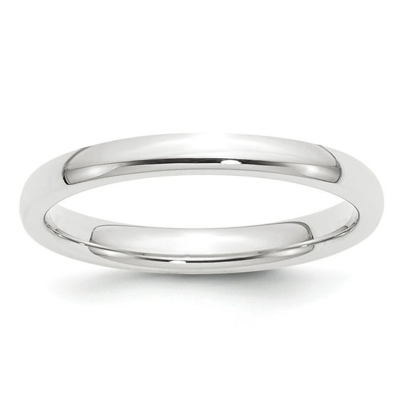 Platinum 2.5mm Comfort-Fit Wedding Band Size: 10; for Adults and Teens; for Women and Men