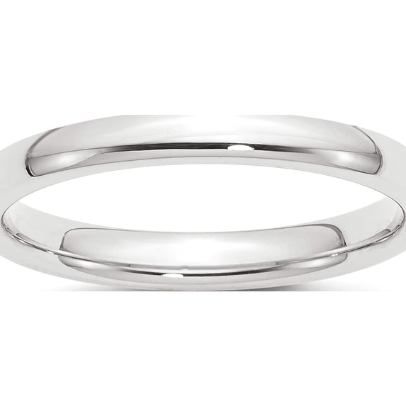 Platinum 2.5mm Comfort-Fit Wedding Band (Size 12) Made In United States pcf025-12