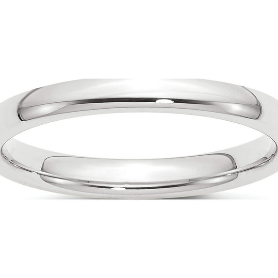 Platinum 2.5mm Comfort-Fit Wedding Band (Size 8) Made In United States pcf025-8