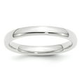 thumbnail image 1 of Platinum 3mm Comfort-Fit Wedding Band Size: 4; for Adults and Teens; for Women and Men, 1 of 2