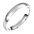 thumbnail image 1 of Platinum 3mm Polished Light Comfort-Fit Band Ring Size 5.5 Ring for Women and Men - 4.2 Grams, 1 of 2