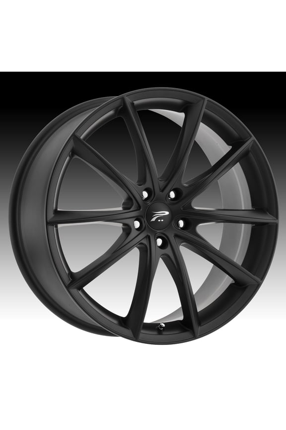 435SB Flux 20x8.5 5x114.3 +40et Satin Black With Satin Clear-Coat Wheel