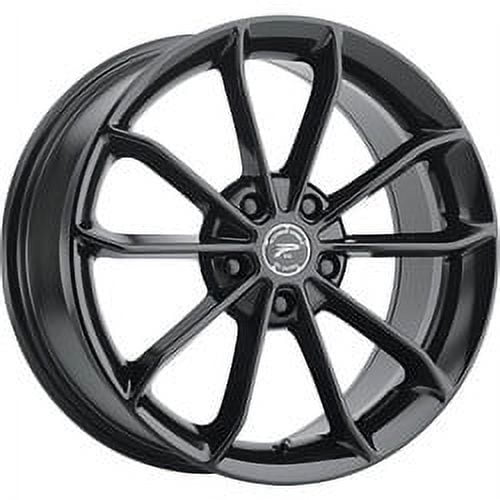Platinum 457B Revelation Gloss Black Wheel Rim, 16" x 7" 5 x 100mm +40mm