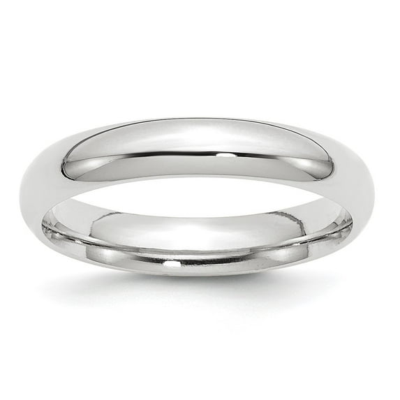 Platinum 4mm Comfort-Fit Wedding Band Size 11