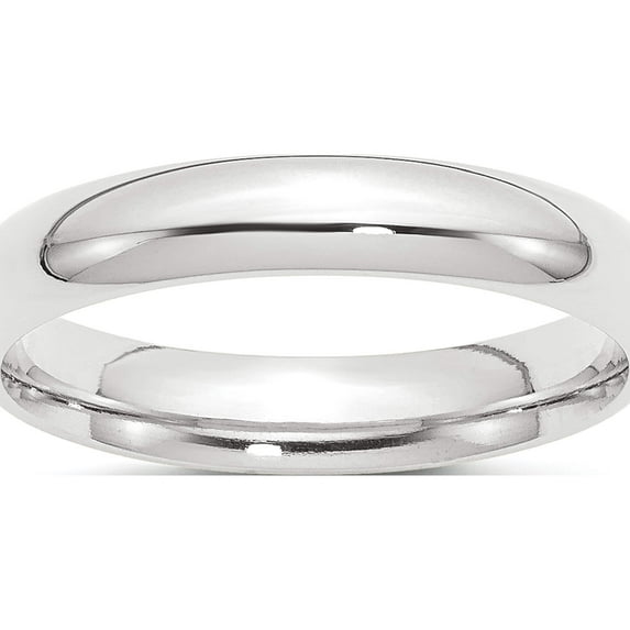Platinum 4mm Comfort-Fit Wedding Band (Size 7) Made In United States pcf040-7