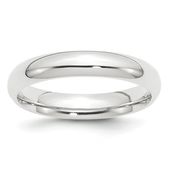 Platinum 4mm Comfort-Fit Wedding Band Size: 8; for Adults and Teens; for Women and Men