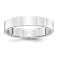 thumbnail image 1 of Platinum 4mm Flat Size 9 Wedding Band, 1 of 2