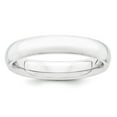 thumbnail image 1 of Platinum 4mm Half-Round Comfort Fit Wedding Band - Size 9.5, 1 of 2