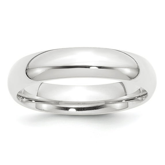 Platinum 5mm Comfort-Fit Wedding Band Size: 4; for Adults and Teens; for Women and Men