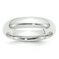 thumbnail image 1 of Platinum Solid Polished 5mm Comfort-Fit Wedding Band Ring Size 8 -  Jewelry Gift for Mom, 1 of 3