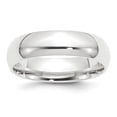thumbnail image 1 of Platinum 6mm Comfort-Fit Wedding Band Ring Size 4.5, 1 of 6