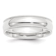thumbnail image 1 of Platinum 6mm Polished Milgrain Comfort-Fit Wedding Band Size 9, 1 of 3