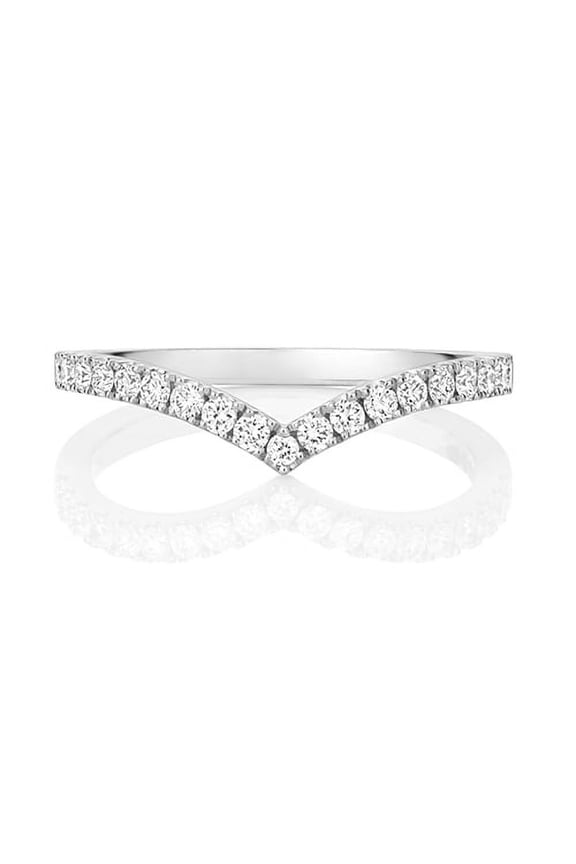 Platinum 950 2mm Flat Women Diamond Wedding Band/Ring Brilliant Cut 0.30 Carat G - VS