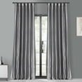 thumbnail image 1 of Platinum Blackout Faux Silk Taffeta Curtain (1 Panel), Platinum, 50W X 84L, 1 of 10