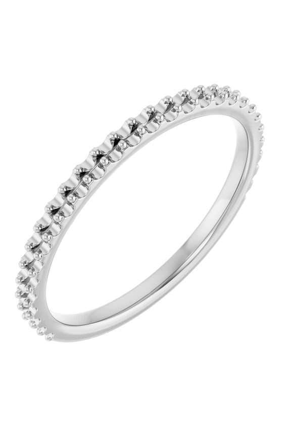 Platinum Bridal Wedding Engagement Anniversary Eternity Band Ring Fine Jewelry For Women Gifts For Her (Mounting Only, Not All Stones Included), Size 7
