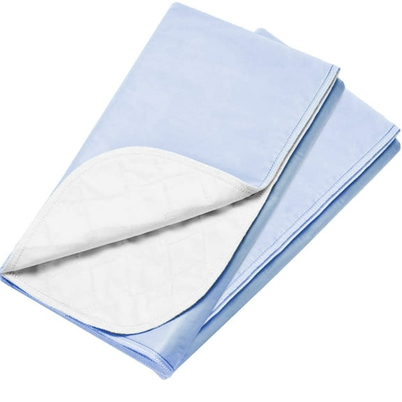 Platinum Care Pads Reusable Washable Incontinence Pads, Moderate Absorbency, 34 x 35 Inches, 2 Count