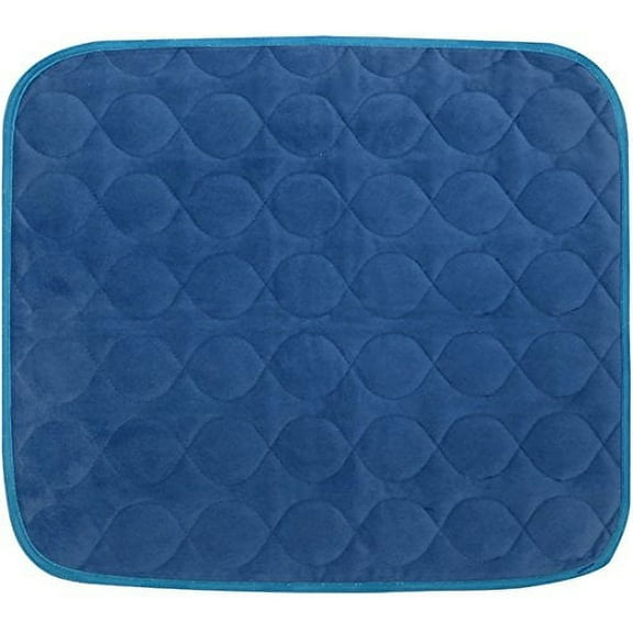 Platinum Care Pads Velvet Opulence Premium Comfort Chair Pad/Underpad Washable Size - 18X24 (Blue)