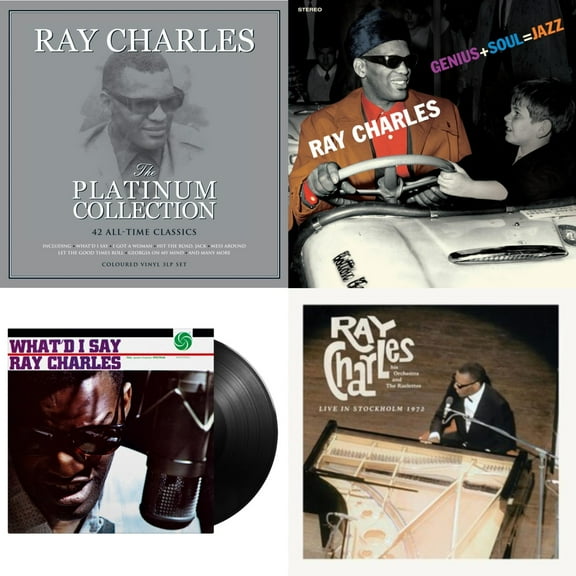 Platinum Collection (White LP Vinyl) & Genius + Soul = Jazz (Orange LP Vinyl) & What'd I Say (180G) & Live In Stockholm 1972 (140G)