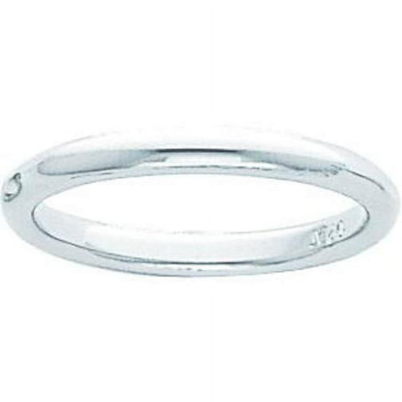 Platinum Comfort Fit Wedding Band Sz 6