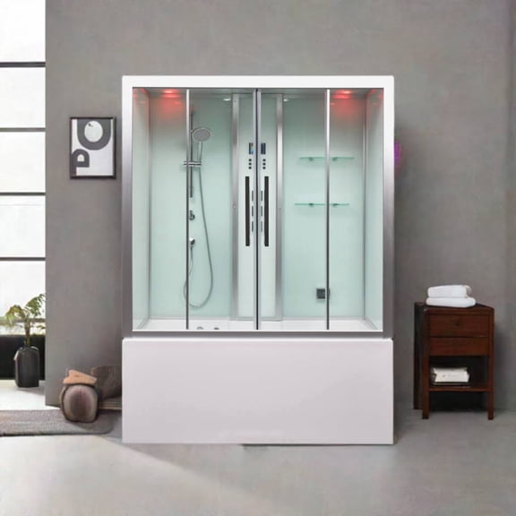 Platinum DA580 Steam Shower with Jetted Tub