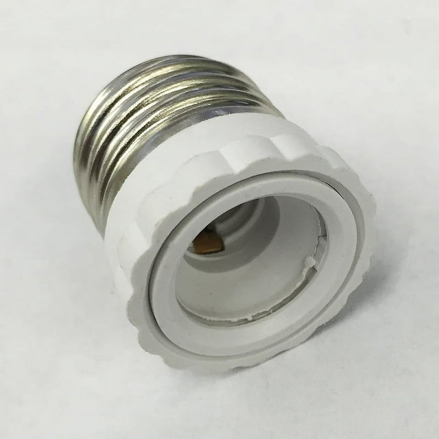 Platinum E12 Candelabra Base to E26 Medium Screw Socket Adapter