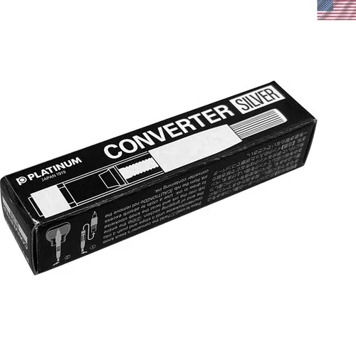 Platinum Fountain Pen Converter Silver