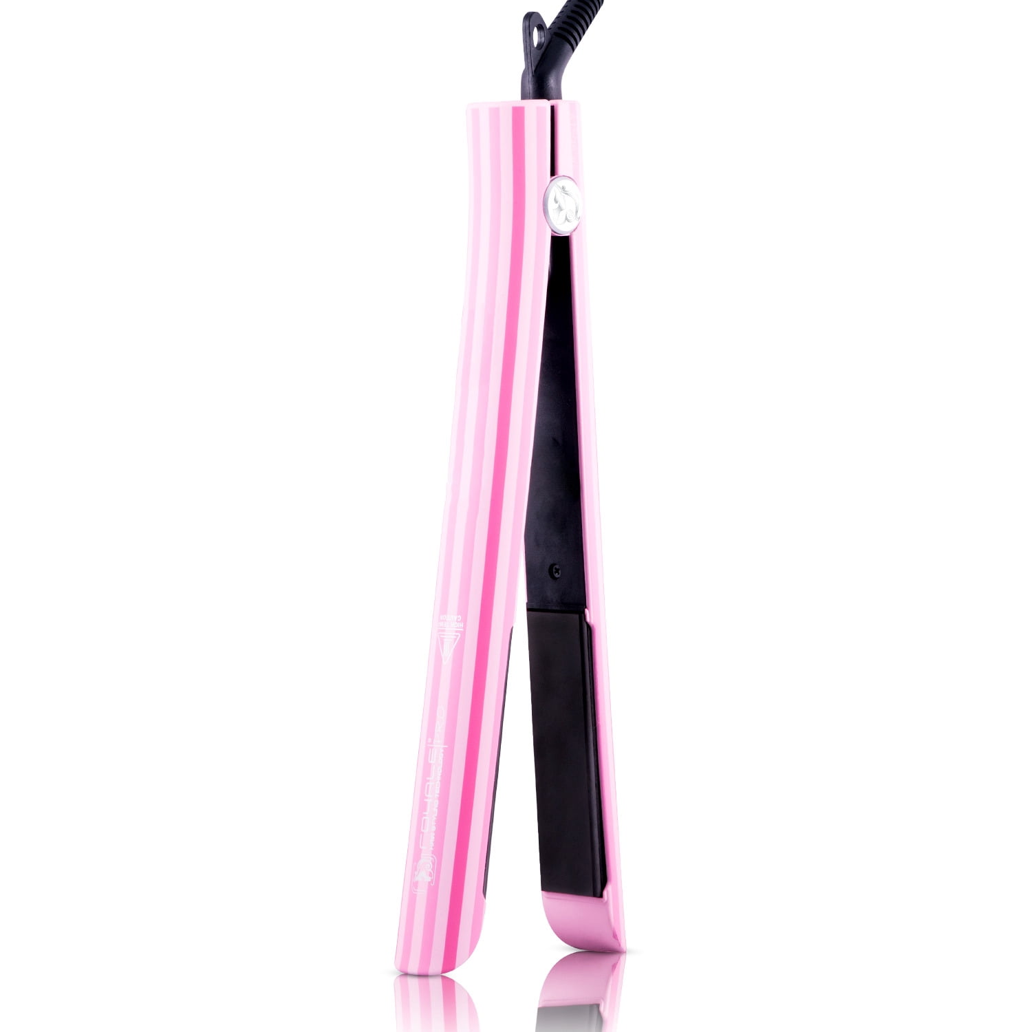 Gladiator Hair Straightener - Pink Pink Hair Straightener |Ceramic Flat Iron from Olla Bella main image 3