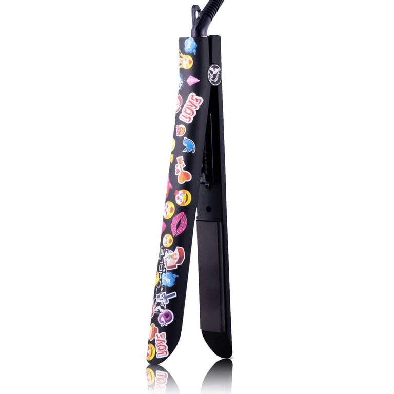 Royale Emoji Hair Straightener Platinum Genius Heating Element Flat Iron - Patterns  main image 2