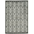 thumbnail image 1 of Platinum Iron Gate Grey Rug 8x11 Modern Geometric Design 100% Polyester, 1 of 3