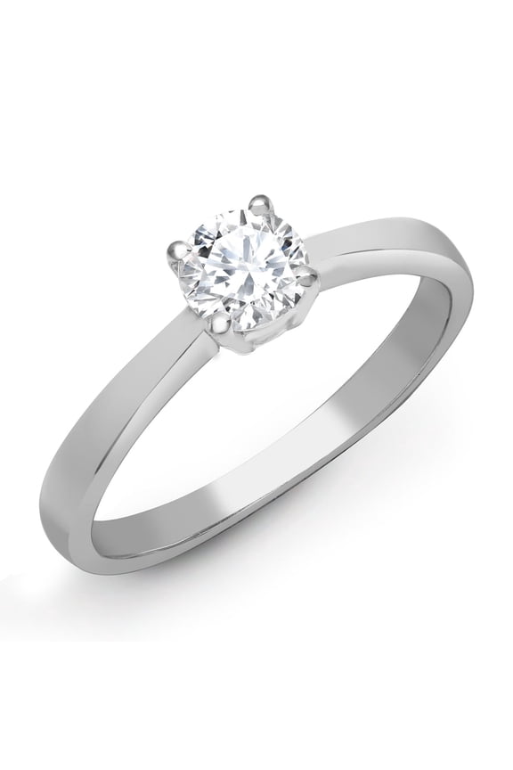 Platinum Jewelco London 1ct Diamond Solitaire Engagement Ring