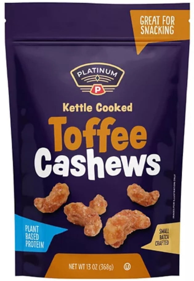 Platinum Kettle Cooked Toffee Cashews