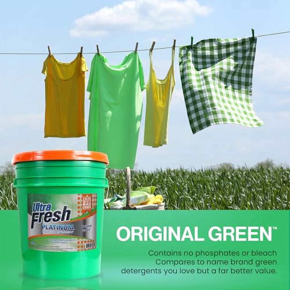 Platinum Laundry Detergent 3X Original Green 5 Gallons Deep