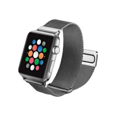 Platinum™ - Magnetic Stainless Steel Mesh Band for Apple Watch 42mm, 44mm, 45mm (Series 1-9) and Apple Watch Ultra Series 1-2 49mm - Silver