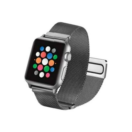 Platinum™ - Magnetic Stainless Steel Mesh Band for Apple Watch 38mm, 40mm, 41mm and Apple Watch Series 1-9 - Silver