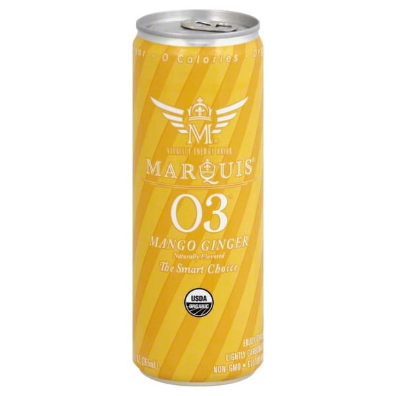 Platinum Marquis O3 Energy Drink, 12 oz (Pack of 12)
