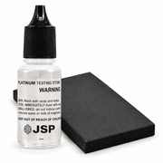 Platinum & Palladium Jewelry Testing Solution With Scratch Testing Stone USA